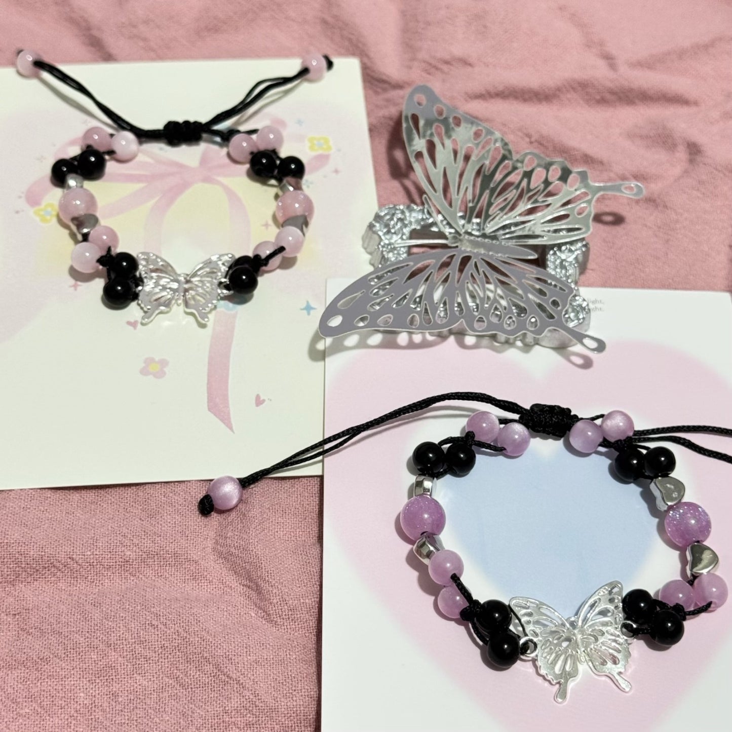 Butterfly Charm Adjustable Bracelet Acalora