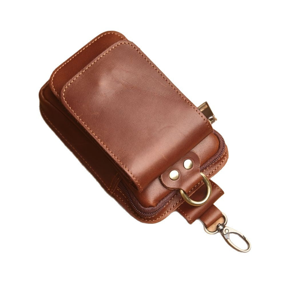 EliteGuard – Luxurious Leather Hip Bag for Men Skanto