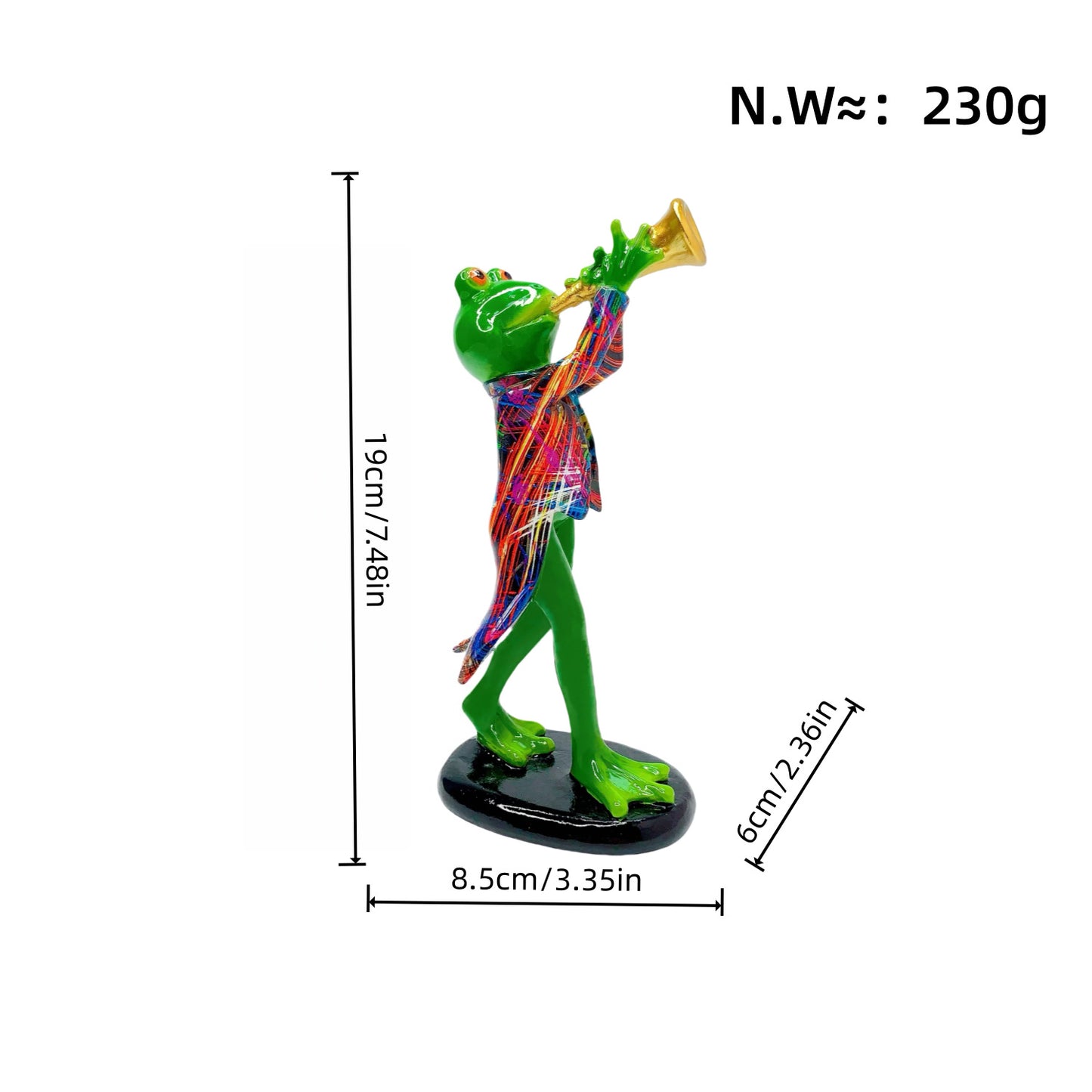 Musical Frog Figure Acalora