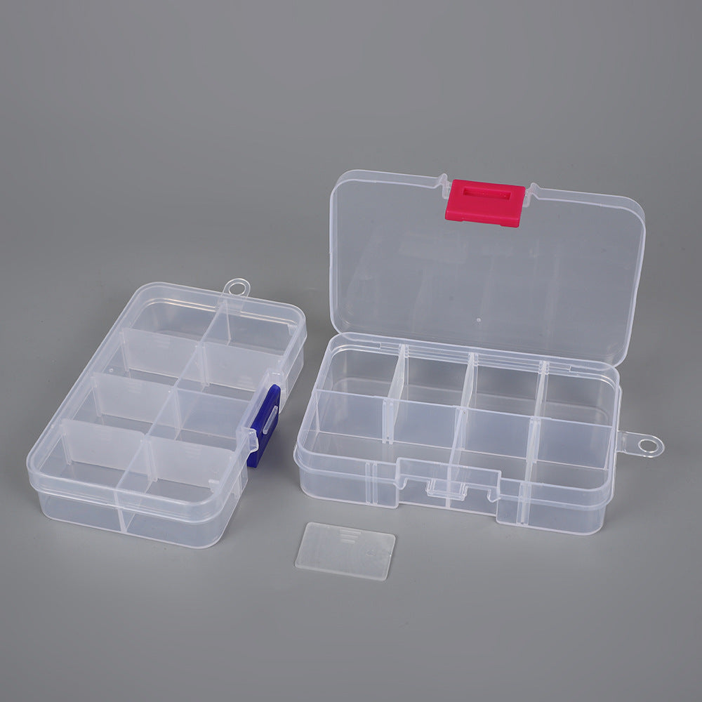 Multi-Purpose Transparent Compartment Storage Case Acalora