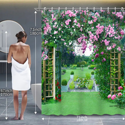 Garden Oasis Shower Curtain