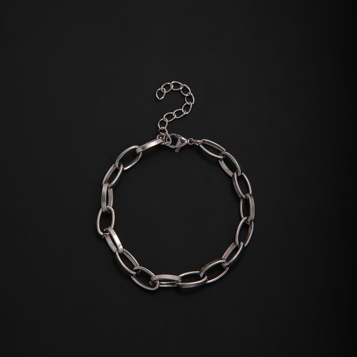 Textured Chain Link Bracelet Acalora