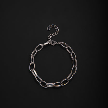 Textured Chain Link Bracelet Acalora