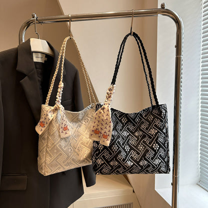 Elegant Patterned Tote Bag Acalora