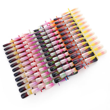 Glamorous artificial nails with gradient Acalora