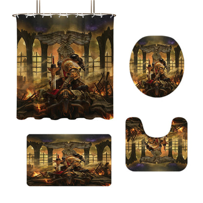 Digital Fantasy-Themed Bathroom Decor Set