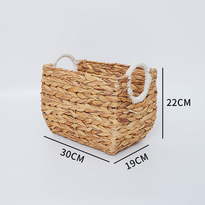 Natural Fiber Storage Basket