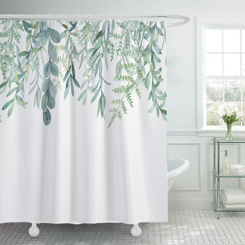 Leafy Botanical Shower Curtain