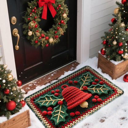 Christmas-Themed Door Mat