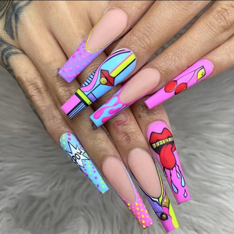 Creative nail art with bold designs Acalora