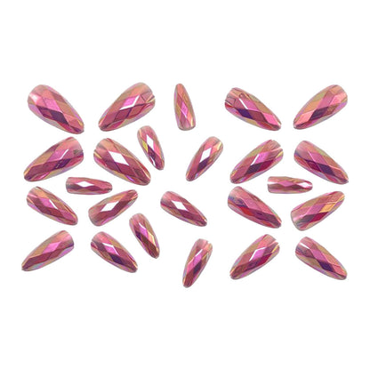 Artificial nails with radiant crystal design Acalora