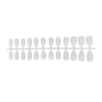 Glamorous artificial nails with sparkling glitter Acalora