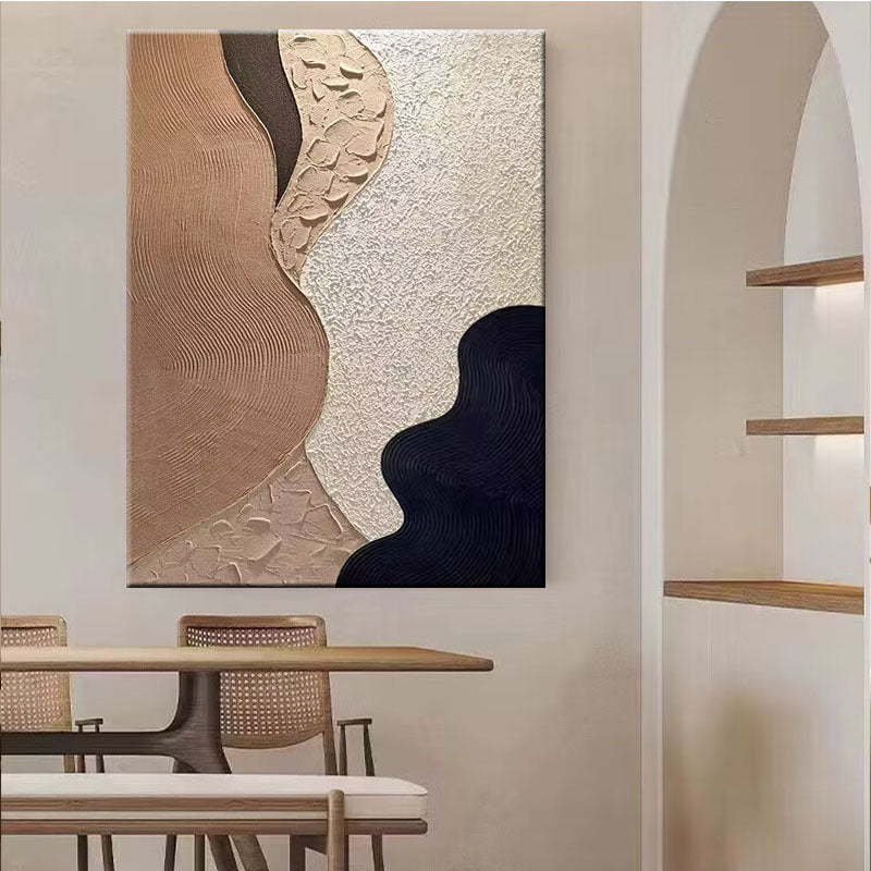 Textured Layered Abstract Wall Art
