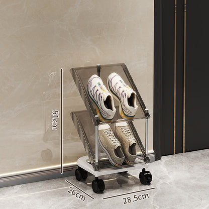 Shoe rack with transparent design Acalora