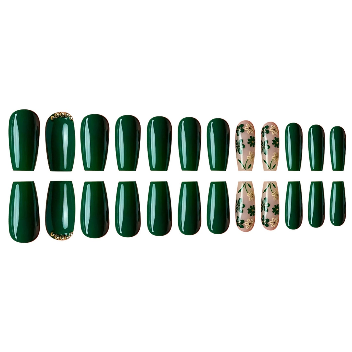 Botanical Nail Art Press-On Set Acalora