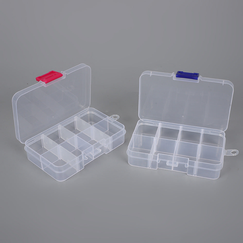 Multi-Purpose Transparent Compartment Storage Case Acalora