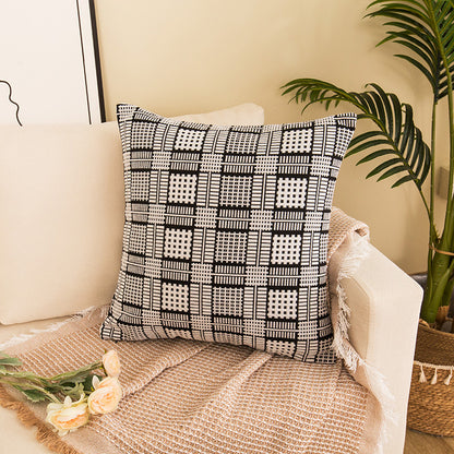 Decorative Dot Print Throw Pillow