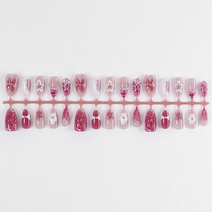 Professional Press-On Nail Set with Trendy Designs Acalora