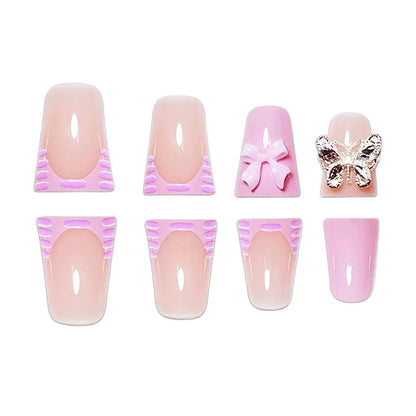 3D Floral Press-On Nail Art Set Acalora