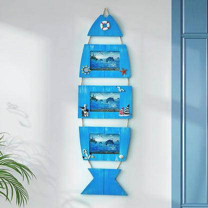 Nautical sailboat figure accent