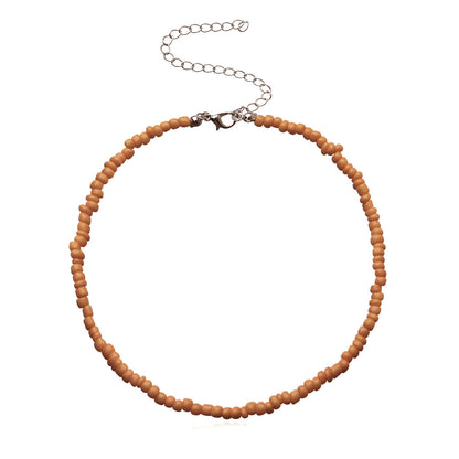 Colorful Beaded Choker Necklace Acalora
