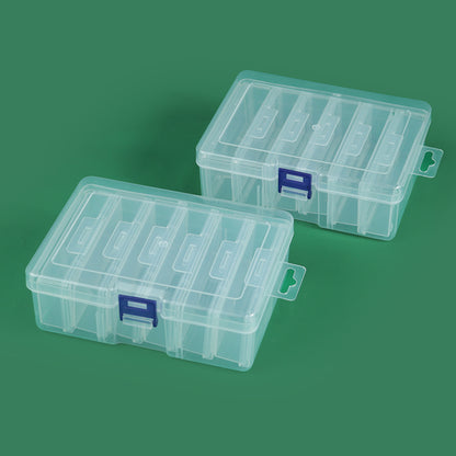 Modular Storage Organizer Box with Adjustable Compartments Acalora