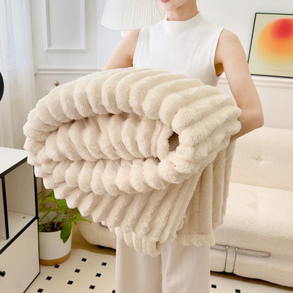 Women's Plush and Decorative Throw Blanket Karnz