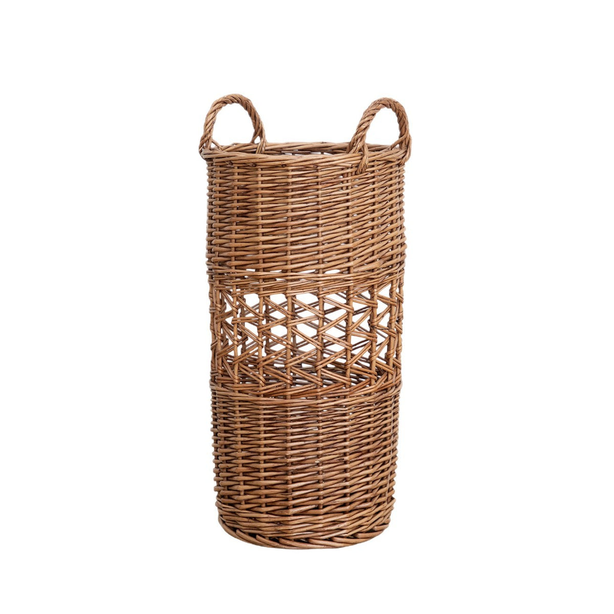 Handcrafted willow basket with cotton lining Acalora