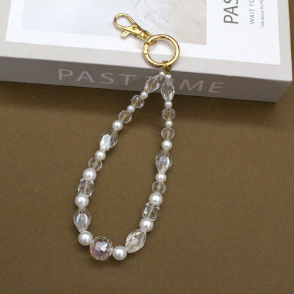 Elegant Pearl Oversized Eyewear Chain Acalora