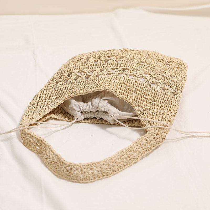 Women's Handmade Cotton Bag with beautiful crochet pattern Karnz