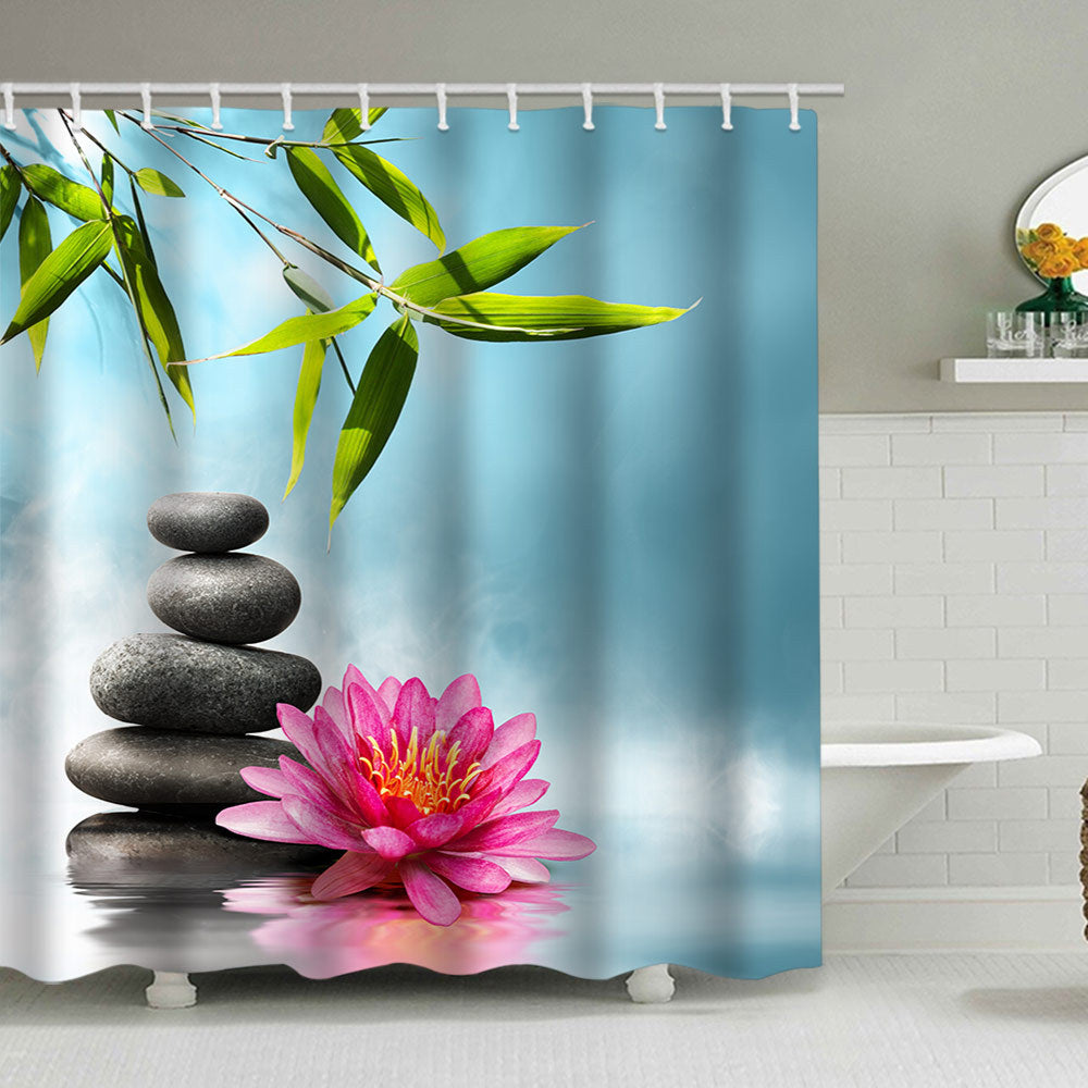 Tranquil Zen Nature Shower Curtain