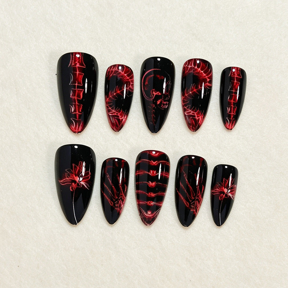 Gothic-Inspired Nail Art Tips Acalora