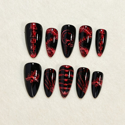 Gothic-Inspired Nail Art Tips Acalora