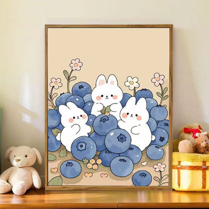 Playful Bunny-Themed Wall Art