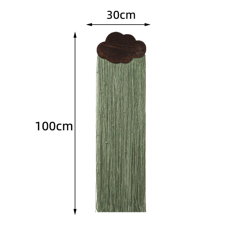 Macrame Wall Decor with Cloud Motif Acalora