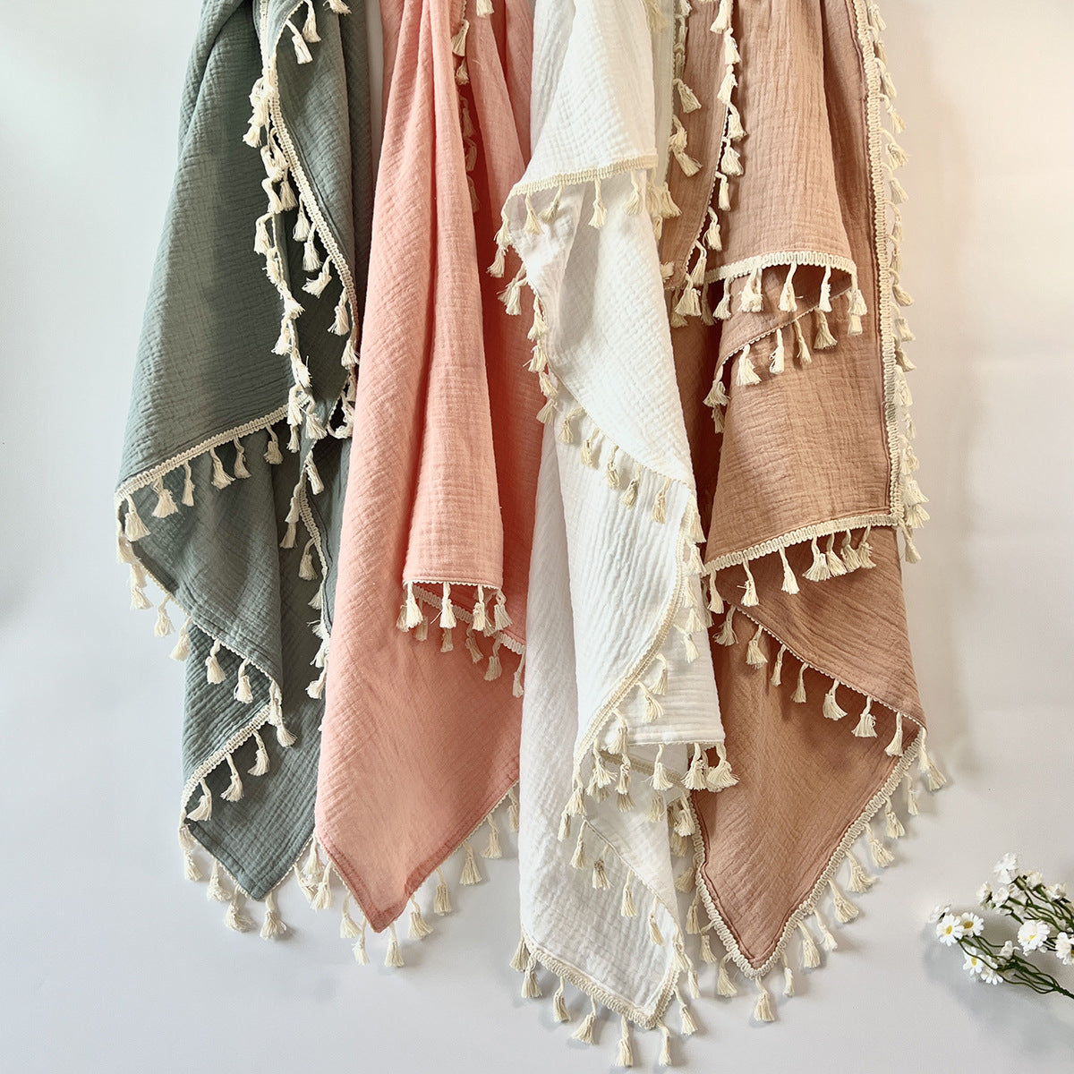 Elegant Cotton Throw Blanket