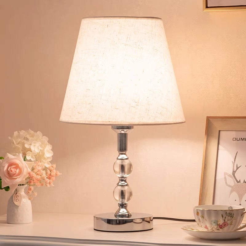 Elegant Glass Base Table Lamp