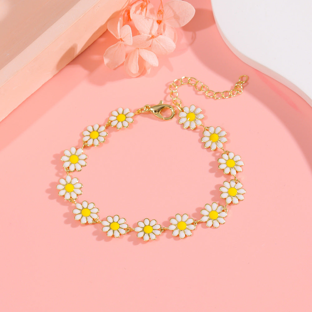 Floral Charm Bracelet Acalora