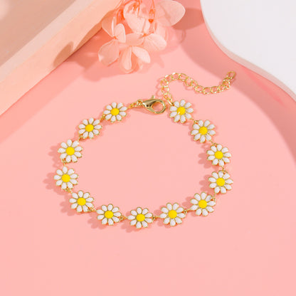 Floral Charm Bracelet Acalora
