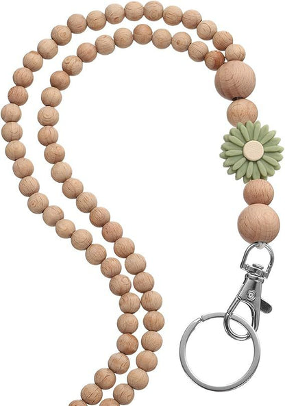 Decorative Beaded Keychain Lanyard Acalora
