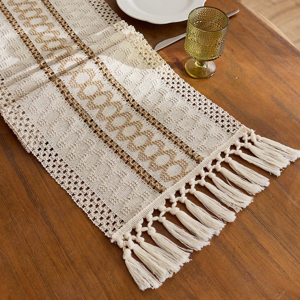 Elegant Textured Table Runner