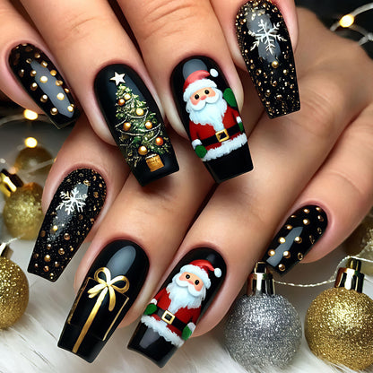 Holiday-Themed 3D Decorative Nail Art Acalora