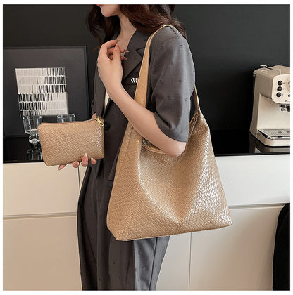 Woven Leather Shoulder Bag Acalora