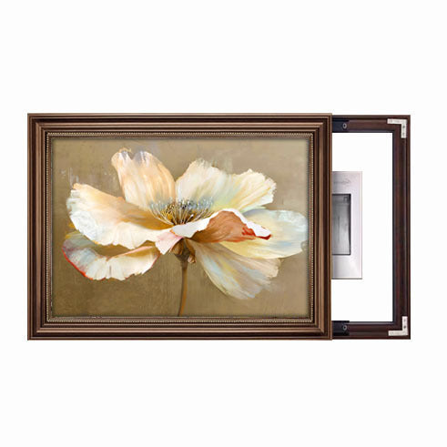Framed Garden Scene Artwork