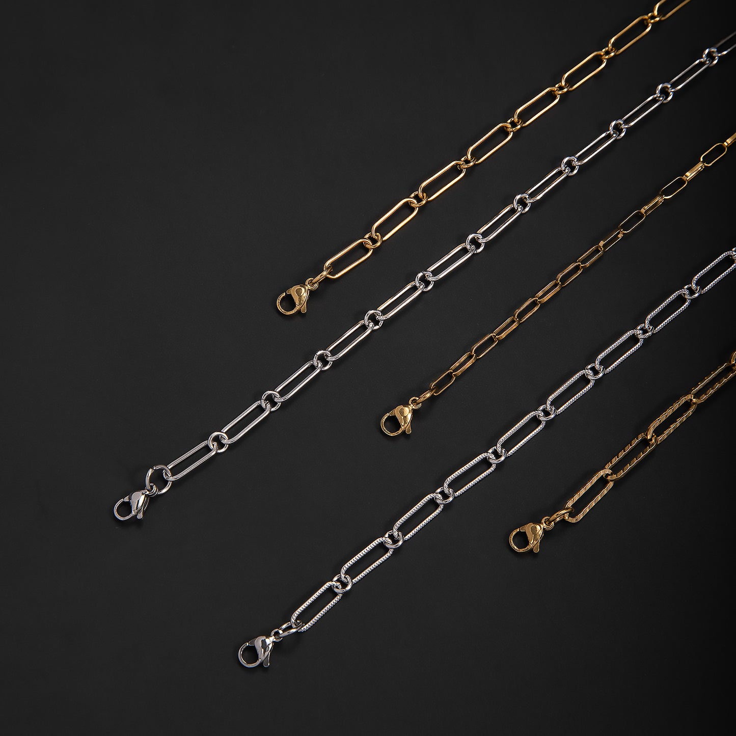 Elegant Open Link Chain Necklace Acalora