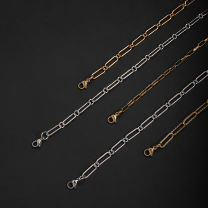 Elegant Open Link Chain Necklace Acalora