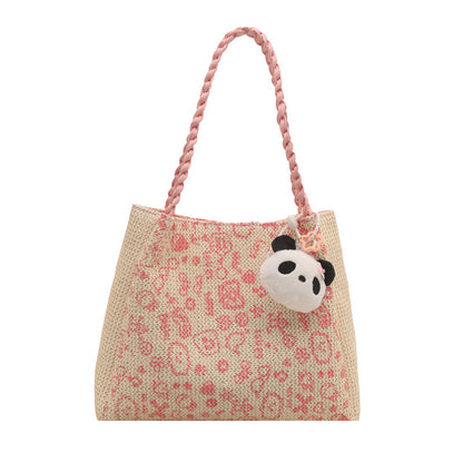Chic Woven Tote Bag Acalora