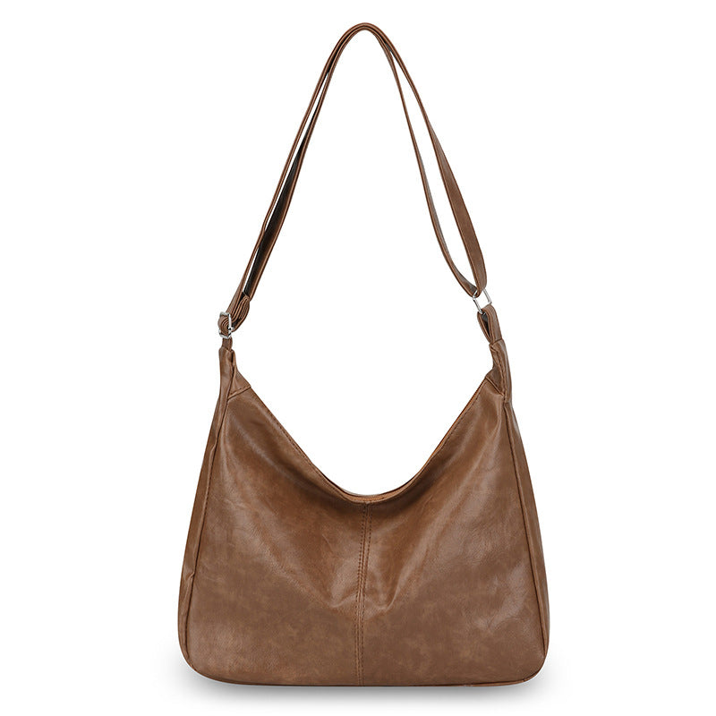 Elegant Leather Shoulder Bag Acalora