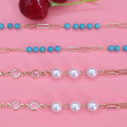 Elegant Pearl Beaded Necklace Acalora