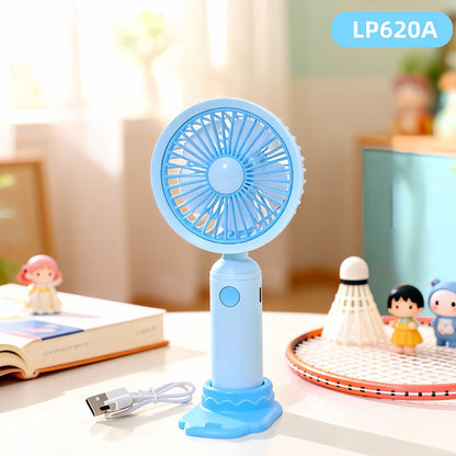 Women's portable USB mini fan with adjustable speed control Bowlift
